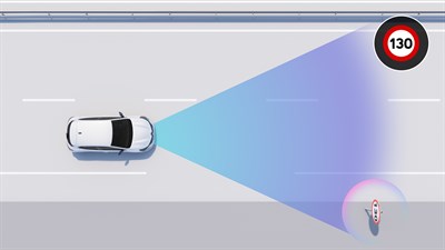 traffic sign recognition - adas - Renault Clio E-Tech full hybrid