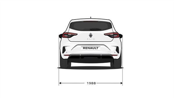 dimensions - modular- Renault Clio E-Tech full hybrid