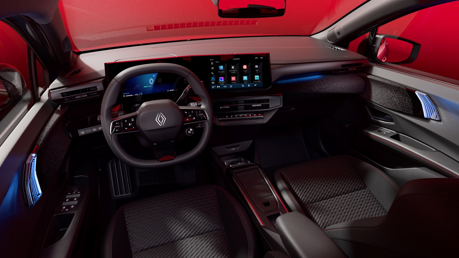 interior lighting ambience- Renault Clio