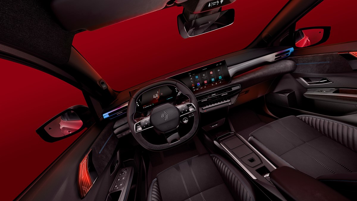 elegant, functional interior  - Renault Clio