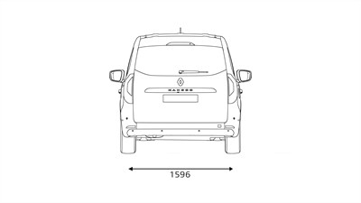 KANGOO rear dimensions