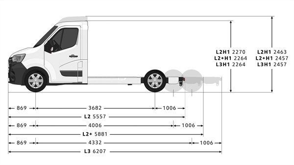 MASTER Z.E. profile dimensions 