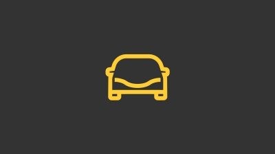 Pictogramme voiture face
