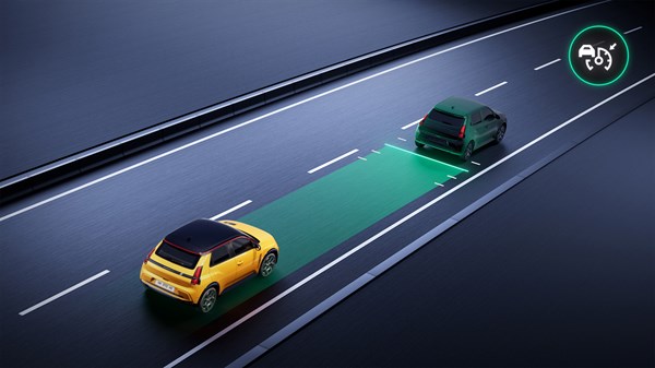 adaptative cruise control - Renault 5 E-Tech electric